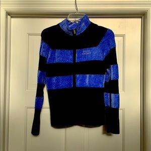 Bebe Sport front zip striped jacket